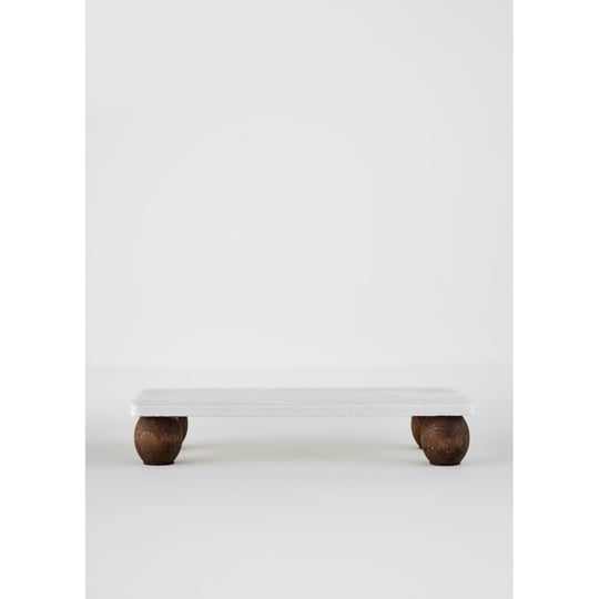 Bella Maison Olmo Mermer Dikdörtgen Sunum Standı Naturel (15x30 Cm) Naturel