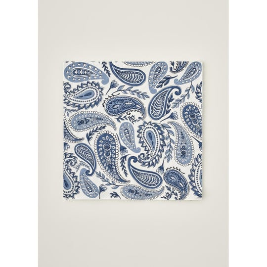 Bella Maison Paisley 20li Kağıt Peçete Mavi (33x33 Cm) Mavi