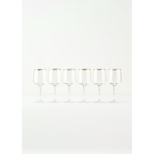 Bella Maison Premium Kadeh 6lı Gold (320 Cc)