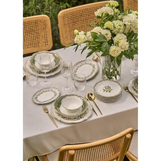 Bella Maison Rebecca New Bone 48 Parça 12 Kişilik Yemek Takımı