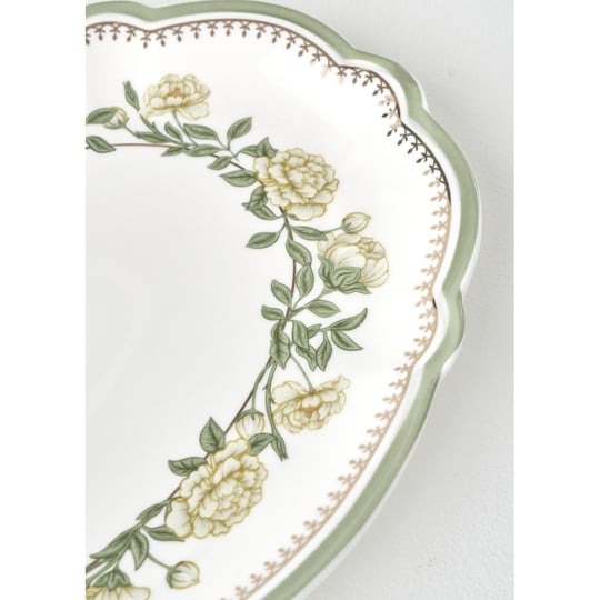 Bella Maison Rebecca New Bone Sunum Tabağı (20x14 Cm) Çok Renkli