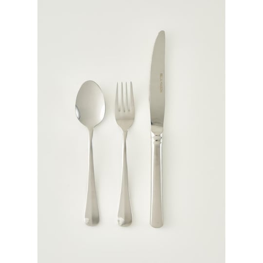 Bella Maison Roma 18 Parça Tatlı Çatal Kaşık Bıçak Seti Silver