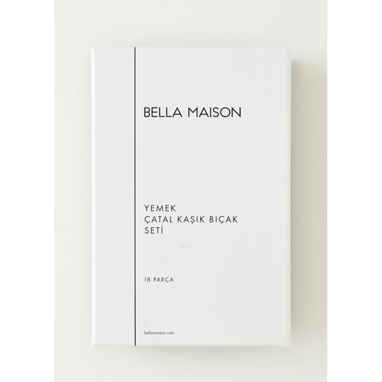 Bella Maison Siena 12 Kişilik 84 Parça Çatal Kaşık Bıçak Seti Silver