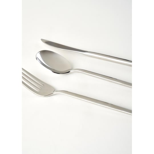 Bella Maison Siena 18 Parça Tatlı Çatal Kaşık Bıçak Seti Silver Silver