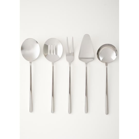 Bella Maison Siena 5 Parça Servis Seti Silver Silver