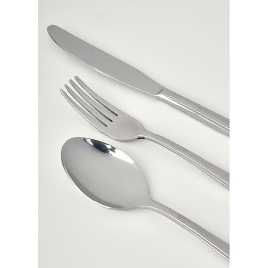 Bella Maison Venedik 18 Parça Tatlı Çatal Kaşık Bıçak Seti Silver Silver