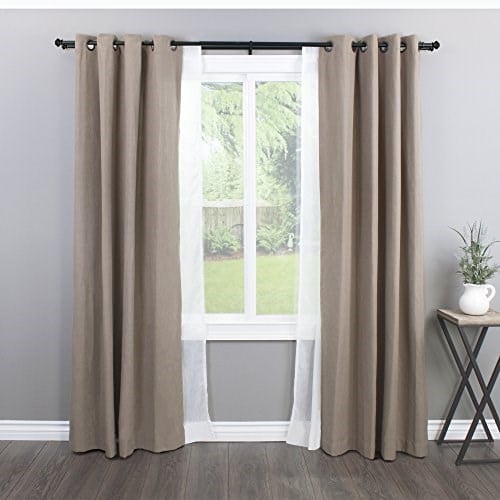 Beme 36-72 inç Urn Çift Çubuk Seti Antik Siyah - Seçenekler: 36-72-Inch, 72-144-Inch, Düz, Çubuk