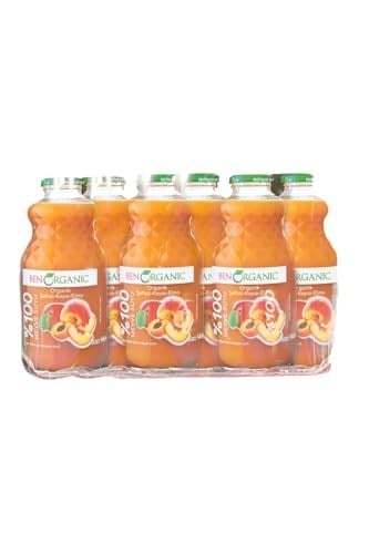 Ben Organic%100 Organik Şeftali Kayısı Elma Suyu 6 X 946 Ml