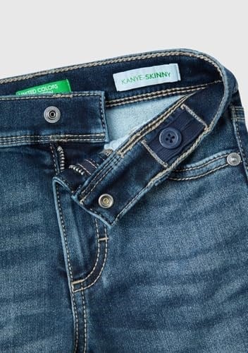 Benetton Erkek Çocuk Koyu Denim Denim Pantolon