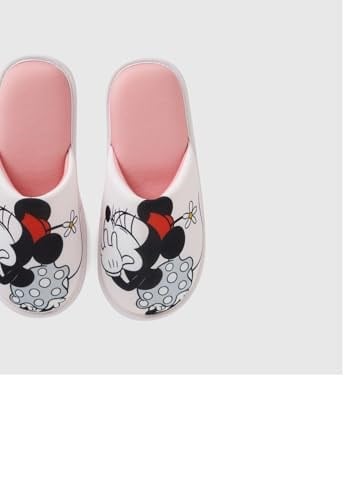 Benetton Erkek Çocuk Pembe Mickey Desenli Terlik