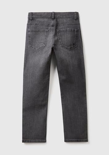 Benetton Erkek Çocuk Siyah 5 Cepli Slim Fit Denim Pantolon