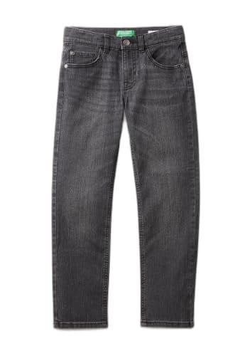 Benetton Erkek Çocuk Siyah 5 Cepli Slim Fit Denim Pantolon