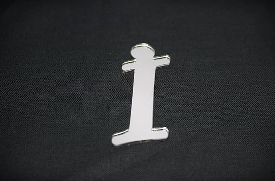 Benim Marifetlerim - i Harfi Gümüş Pleksi 4 cm