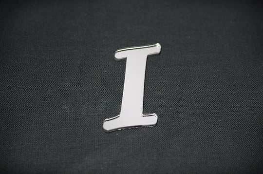 Benim Marifetlerim - I Harfi Gümüş Pleksi 4 cm