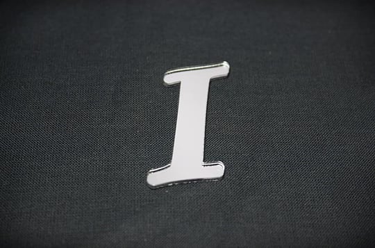 Benim Marifetlerim - I Harfi Gümüş Pleksi 4 cm