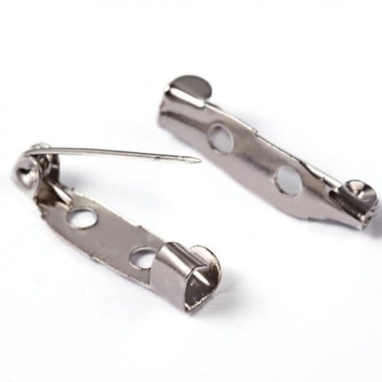 Benim Marifetlerim - Metal Gümüş Broş iğne 2.5 cm 25 Adet