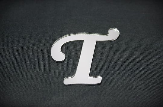 Benim Marifetlerim - T Harfi Gümüş Pleksi 4 cm