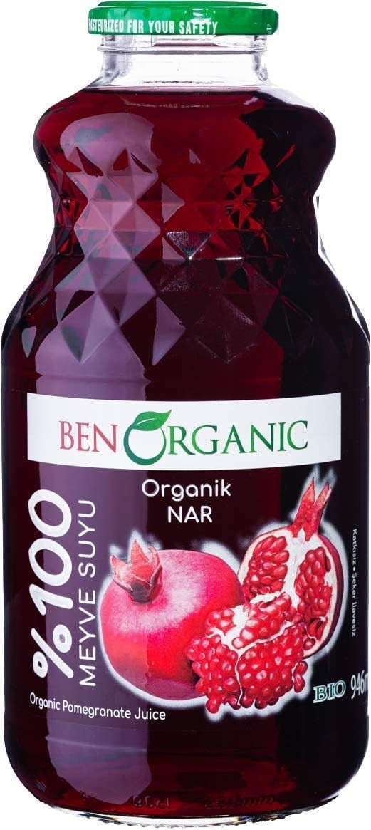 BenOrganic Nar Suyu 946 ml Cam Şişe