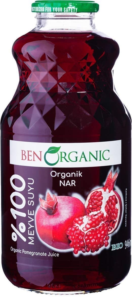 BenOrganic Nar Suyu 946 ml Cam Şişe
