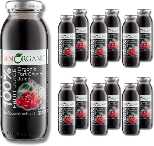 BenOrganic Vişne Suyu 250 ml Cam Şişe