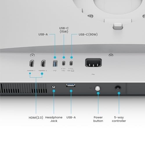 BenQ MA270U 27 4K UHD IPS 2XHDMI USB C HDR 400 MacBook Pro Ve MacBook Air Destekli Monitör