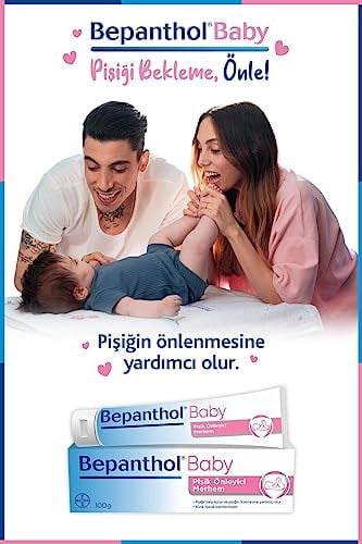 Bepanthol Baby Pişik Önleyici Merhem 100 gr 2li Paket l Parapen, SLS, Parfüm, Koruyucu İçermez