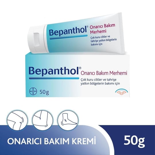 Bepanthol Derma Onarıcı Bakım Merhemi 50 gr (1 x 50 g) - Seçenekler: 50 g, 50 g (3 paketi)