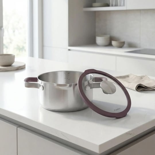 Berghoff Home Elements Kapaklı Güveç Tenceresi 18cm Peppercorn