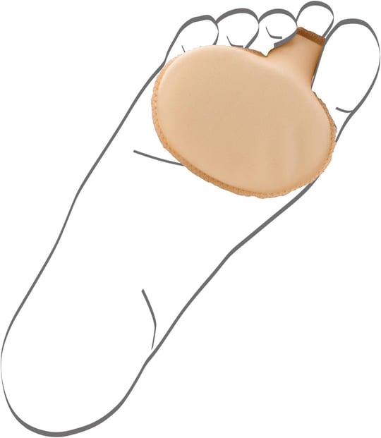 Berkemann Ön ayak pedi 50008188002650 ayakkabı pedi, Bej, Large