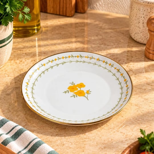 Bernardo Almera Emaye Servis Tabağı 32 Cm