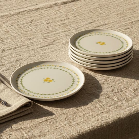 Bernardo Mimoza Porselen 6 Parça Pasta Takımı