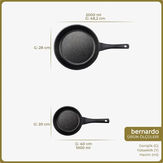 Bernardo Olimpos 2li Tava Seti 20 28cm