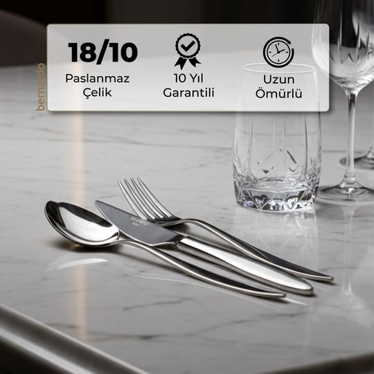 Bernardo Pearl 18 Parça Çatal Kaşık Bıçak Seti