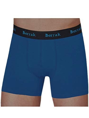 Berrak 4476 Modal Likralı Esnek Erkek Boxer - Indigo Marin - L