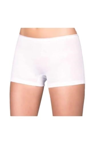 Berrak Kadın Boxer 2100/2101, 6 Adet, Beyaz, XL Beden