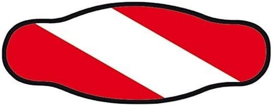 BestDivers Best derinlik Kol saati kayışı maske neopren, çift Klasör, bayrak