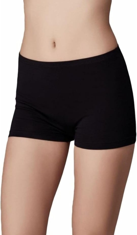 Bestin Kadın Siyah 2li Paket Bambu Boxer Külot