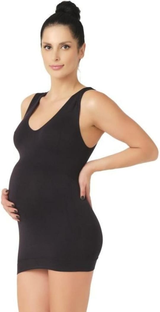 Bestin Siyah Seamless Dikişsiz Rahat Hamile Atleti, M, SC5200-869SC0015365
