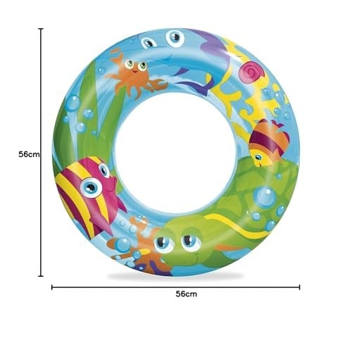Bestway 56 Cm Desenli Simit - Seçenekler: Küçük Simit, Balina, Bardaklık, Binici, Boyut Simit...