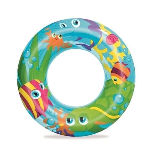 Bestway Deniz Hayvan Desenli Simit 56 cm 36013, Renkli