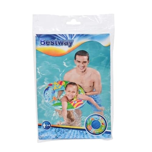 Bestway Deniz Hayvan Desenli Simit 56 cm 36013, Renkli