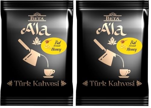 Beta ALa Bal Aromalı Türk Kahvesi Metalize Poşet 100 Gr (2 paketi)
