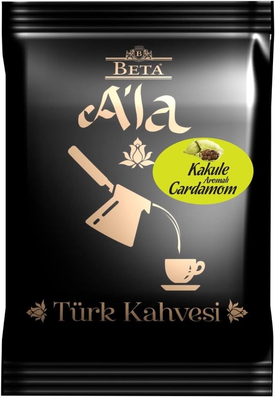 Beta ALa Kakule Aromalı Türk Kahvesi Metalize Poşet 100 Gr