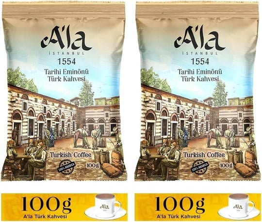 Beta ALa Türk Kahvesi Metalize Poset 100 Gr (2 paketi)