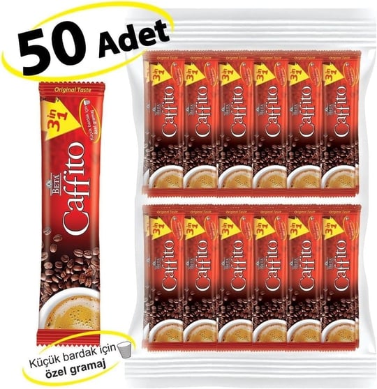 BETA Caffito 3 In 1 Classic Küçük Boy 50 x 10 Gr