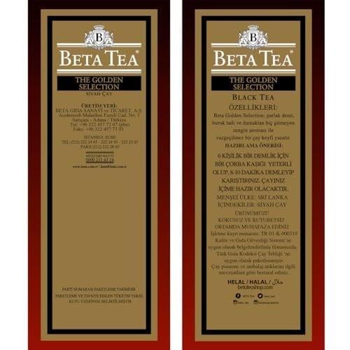 Beta Golden Selection Siyah Çay 500 gr