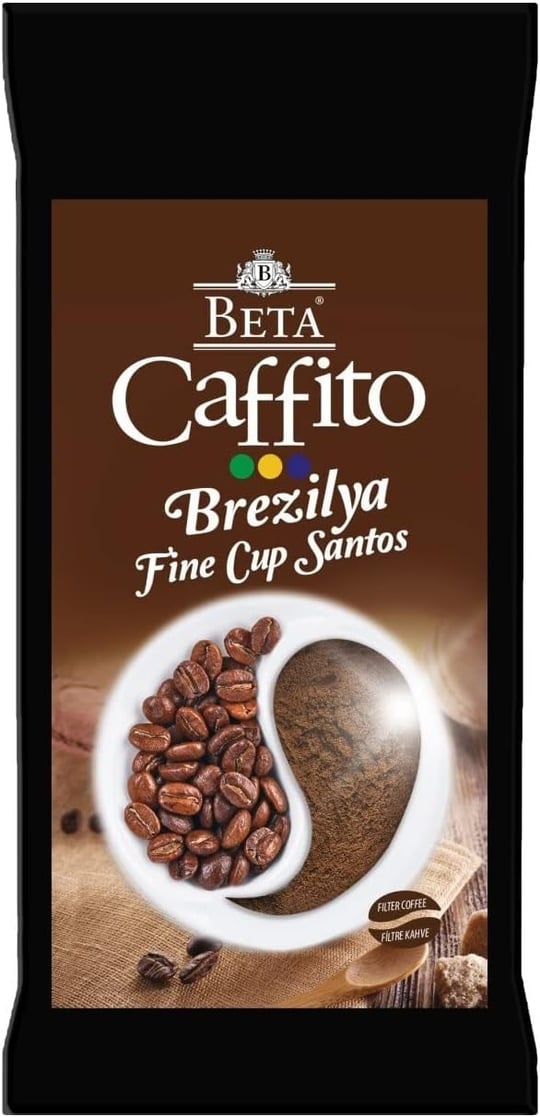 Beta Tea Beta Caffito Brazil Fine Cup Santos Filtre Kahve 250 Gr