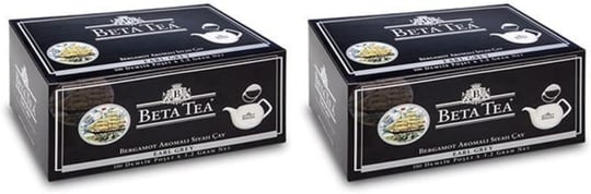 Beta Tea Earl Grey Demlik Poşet 100 Adet (Bergamot - Tomurcuk Çayı) (2 paketi)