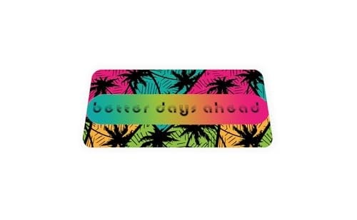 Better Days Ahead - Geri Dönüşümlü Unisex Elastik Baskılı Bileklik ve Hatırlatıcı Kart