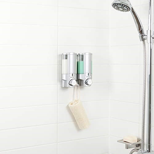 Better Living BLP-76235-1 Aviva Shower Dispenser 2 Chamber Satin Silver - Seçenekler: 2-Odacıklı, 3-Oda